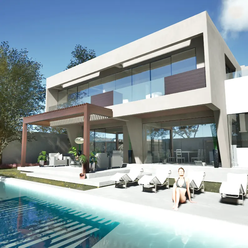 Casa urbana en trujillo (Modelo 3D)